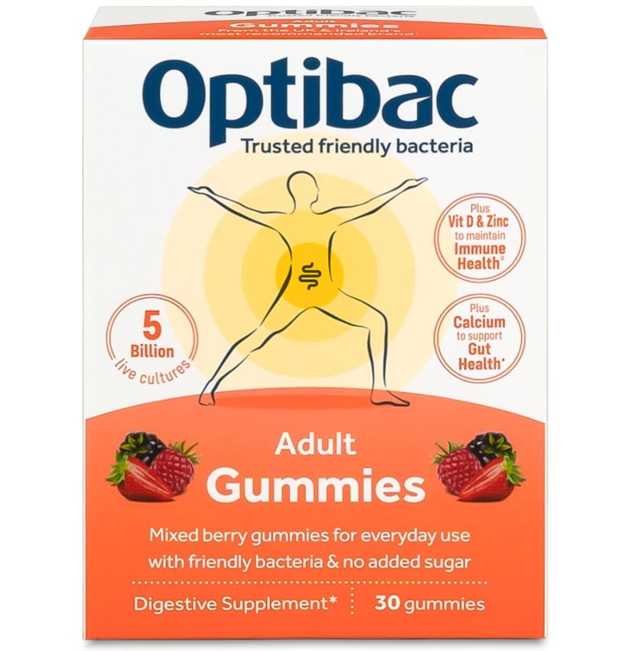 Optibac Adult Probiotic Gummes - 1 Month Supply - Guardian Angel Naturals