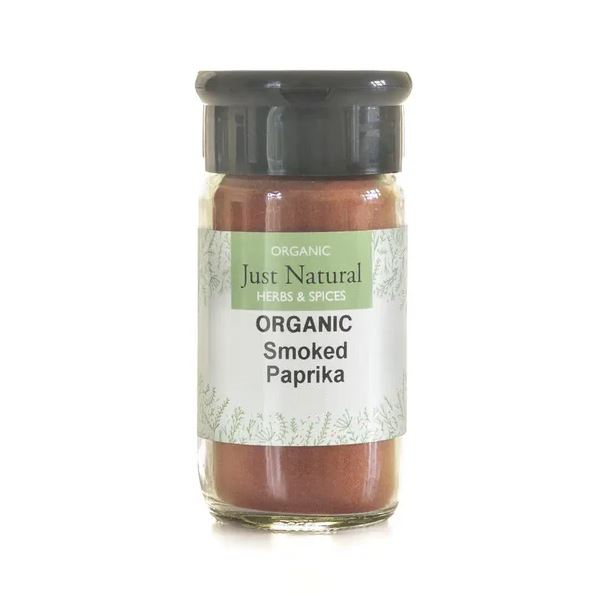 Organic Smoked Paprika - 60g Glass Jar - Guardian Angel Naturals