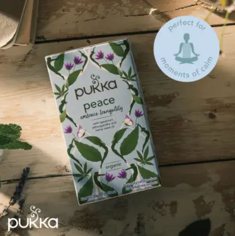 Pukka Peace Organic Herbal Tea 20 Bags - Guardian Angel Naturals