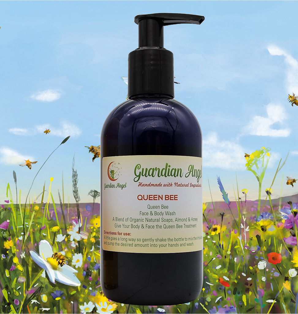 Queen Bee 100% Organic Body and Face Wash Gel - Guardian Angel Naturals