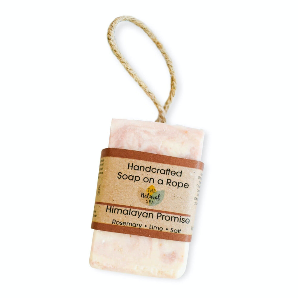 Himalayan Promise Soap On A Rope - Rosemary, Lime, Salt - Guardian Angel Naturals