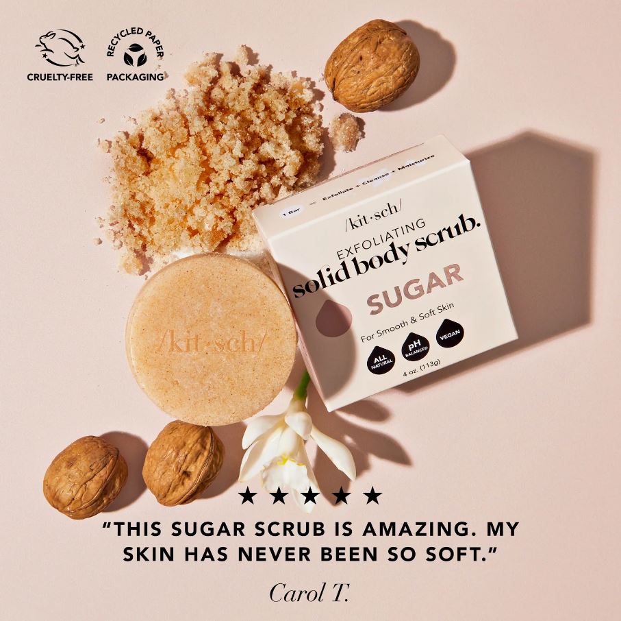 KITSCH - Exfoliating Sugar Body Scrub - Guardian Angel Naturals