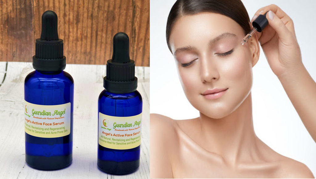 Angel's Active Face Serum - Perfect for Sensitive and Acne Prone Skin - Guardian Angel Naturals