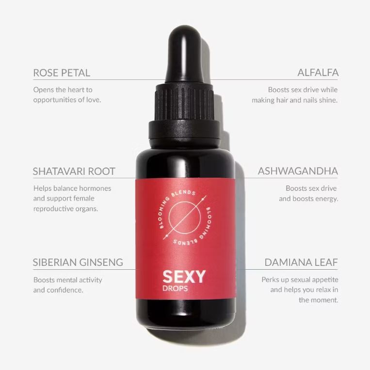 SEXY Botanical Tincture Drops 30ml - Alcohol Free - Guardian Angel Naturals
