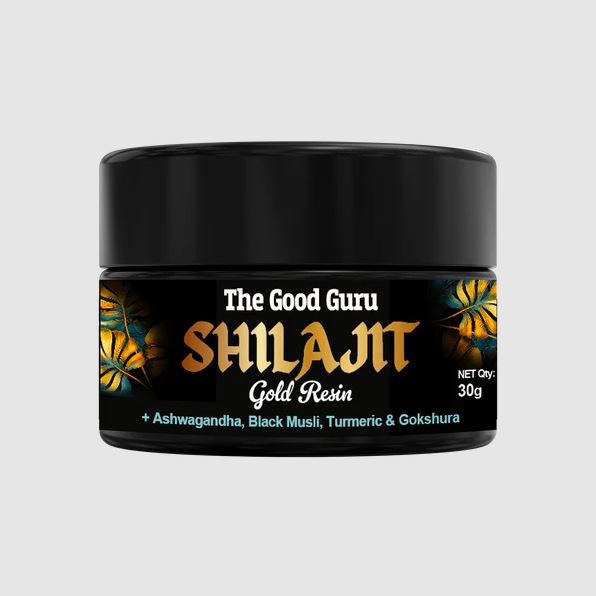 Gold Shilajit Resin with Ayurvedic Herbal Blend 20 grams - Guardian Angel Naturals
