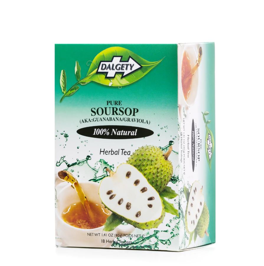 Dalgety Pure Soursop Herbal Infusion - 18 Tea Bags - Guardian Angel Naturals