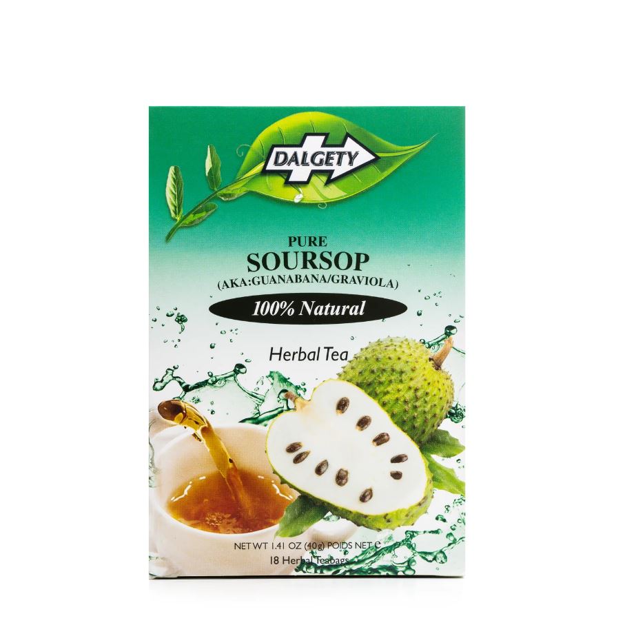 Dalgety Pure Soursop Herbal Infusion - 18 Tea Bags - Guardian Angel Naturals