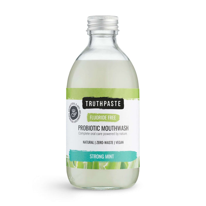 Strong Mint Probiotic Mouthwash Fluoride Free - Guardian Angel Naturals
