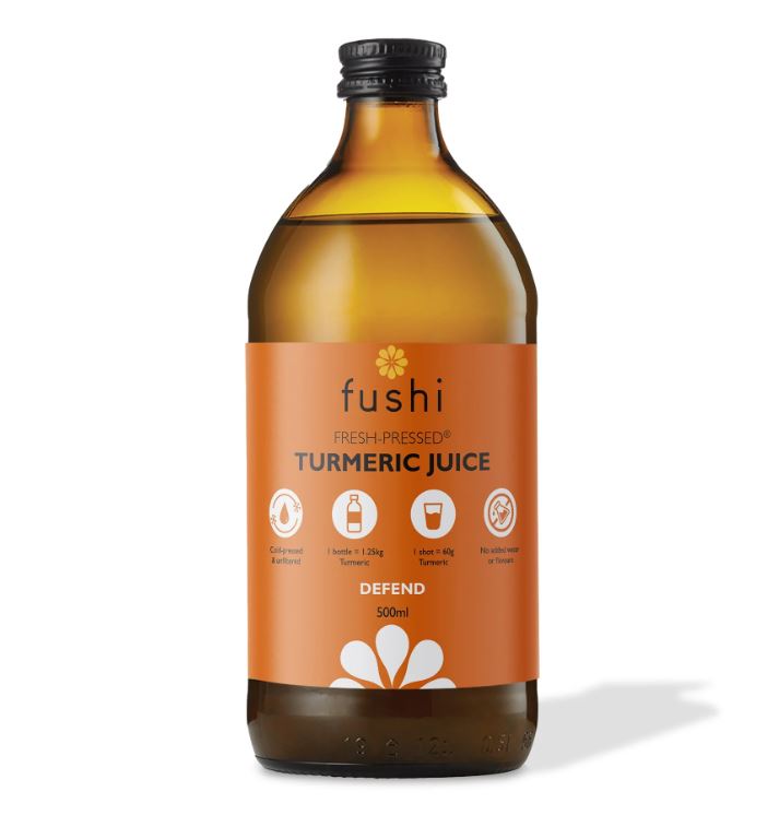 Fushi Fresh Pressed Turmeric Juice - 500ml - Guardian Angel Naturals