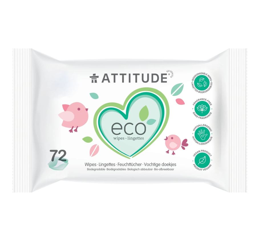 100% Biodegradable Baby Wipes - Fragrance Free - Guardian Angel Naturals