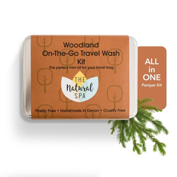 Mini "on the go" Travel Wash kit - Woodland for Hair and Body - Guardian Angel Naturals
