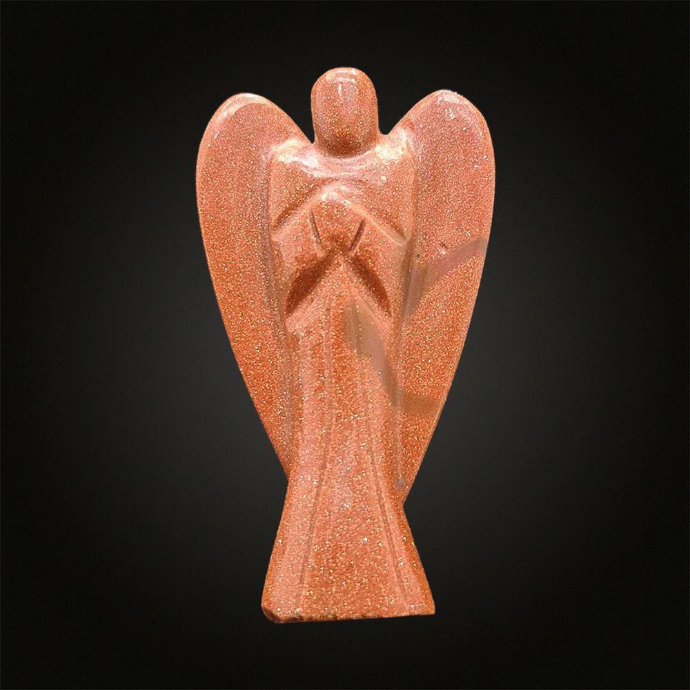 Vie Naturals Red Sandstone Angel - 7.5cm - Guardian Angel Naturals