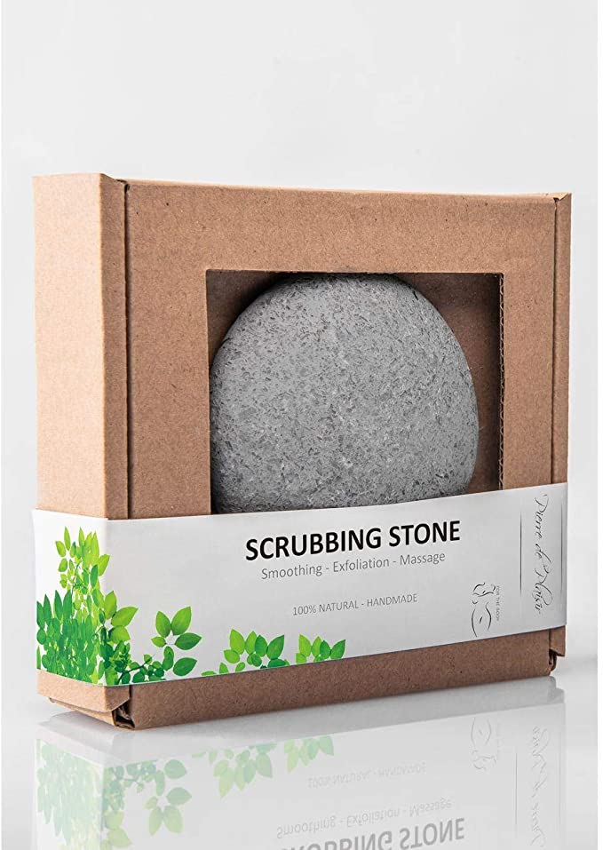 Natural Scrubbing Stone for Body - Grey 90g - Guardian Angel Naturals