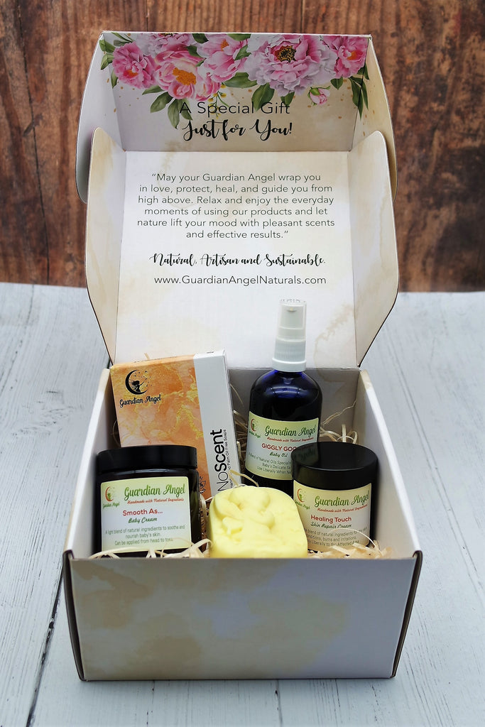 Make it Special with Angel's Luxury Baby Gift Set - Guardian Angel Naturals