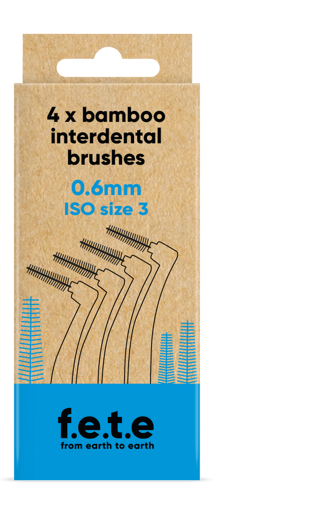 f.e.t.e Bamboo Interdental Brushes - 4pcs - Guardian Angel Naturals