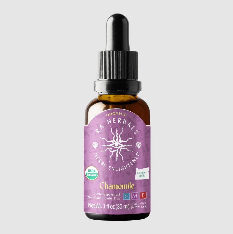 Organic Chamomile Tincture - Mind & Body Calming - Guardian Angel Naturals