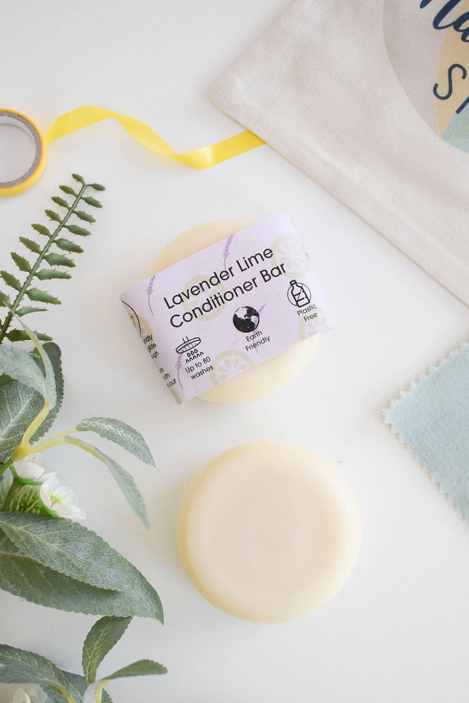 The Natural Spa - Lavender and Lime Conditioner Bar - Guardian Angel Naturals
