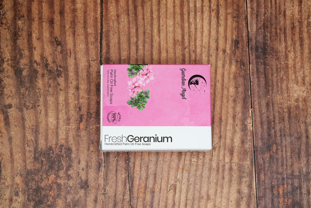 Fresh Geranium - Geranium, Lemon, Pink Clay, Spinach & May Chang 125g - Guardian Angel Naturals