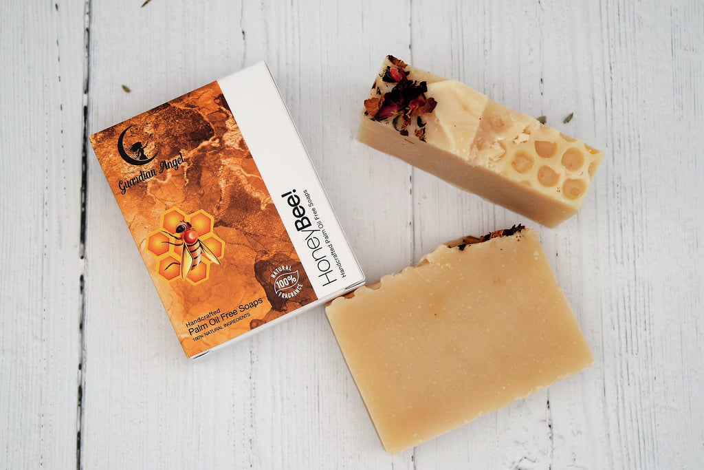 Honey Bee - Honey, Bergamot & Cedarwood Soap Bar 125g - Guardian Angel Naturals