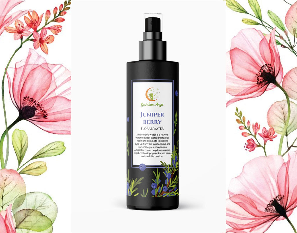 Guardian Angel Juniper Berry Floral Water - Oily Skin and Muscle Tone - Guardian Angel Naturals
