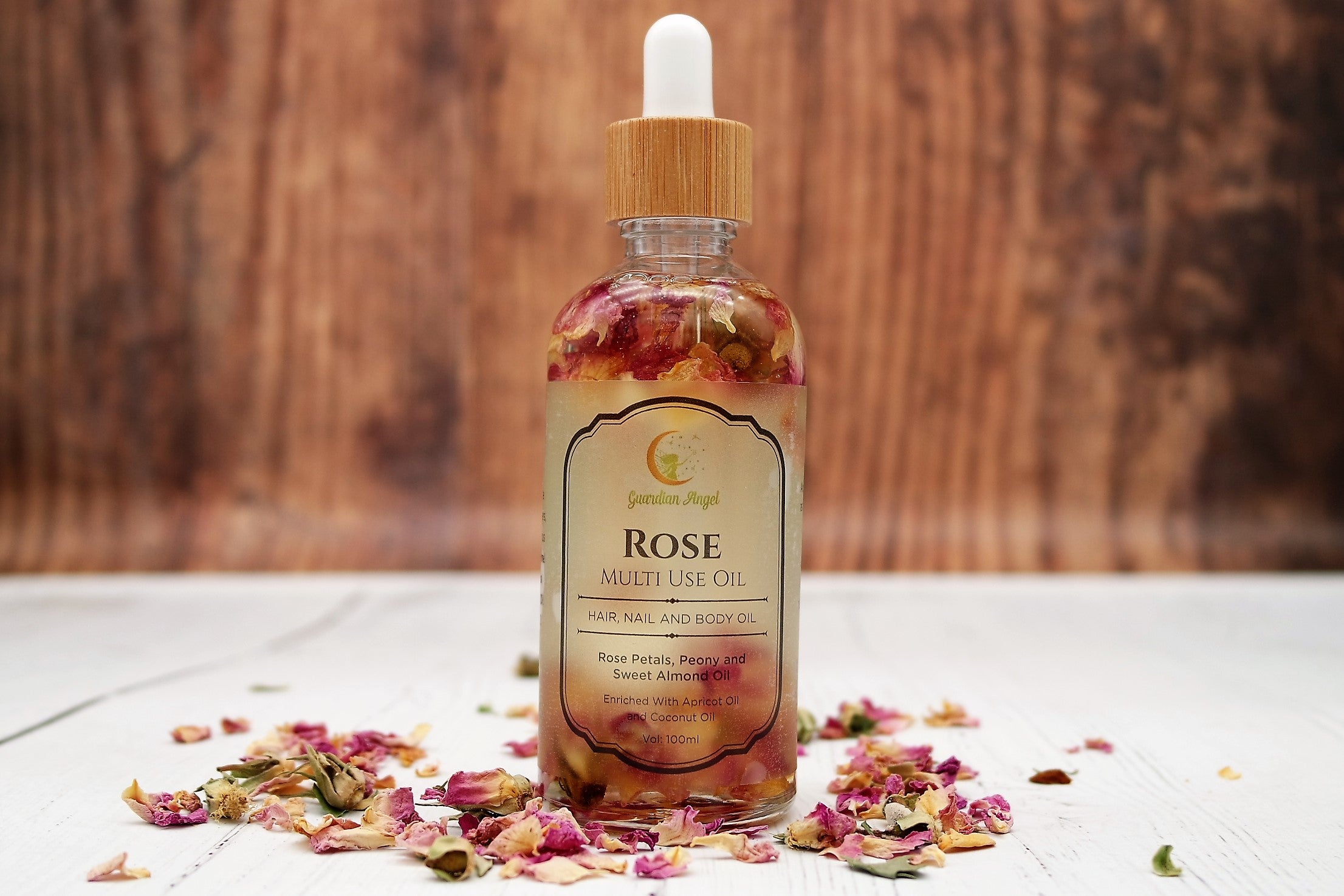 All Natural Rose Multi Use Oil For Hair Nails Body Guardian