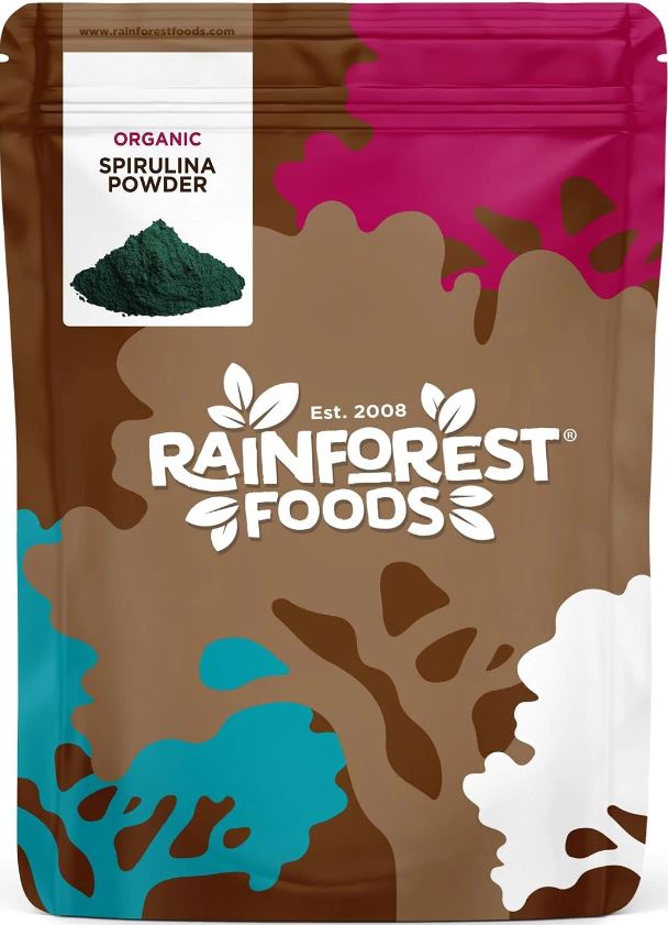 Organic Spirulina Powder 200g by Rainforest Foods - Guardian Angel Naturals