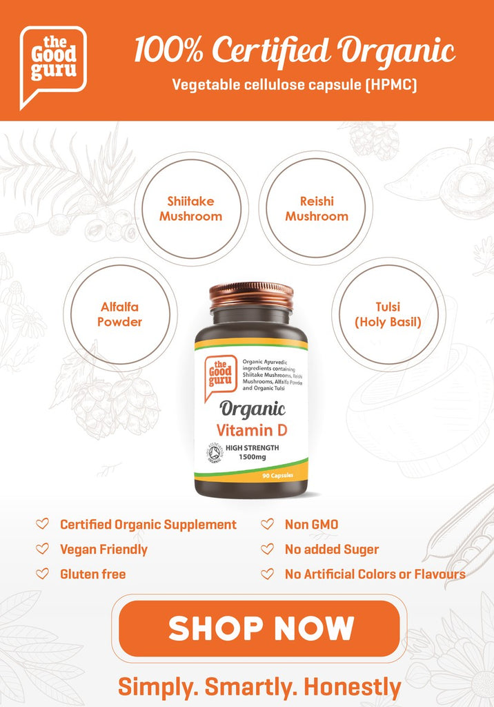 The Good Guru - "ORGANIC VITAMIN D" Natural Source Vitamin D - Guardian Angel Naturals