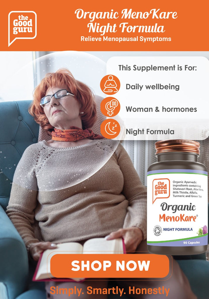 The Good Guru "Organic MenoKare Night Formula" Supplements - Guardian Angel Naturals