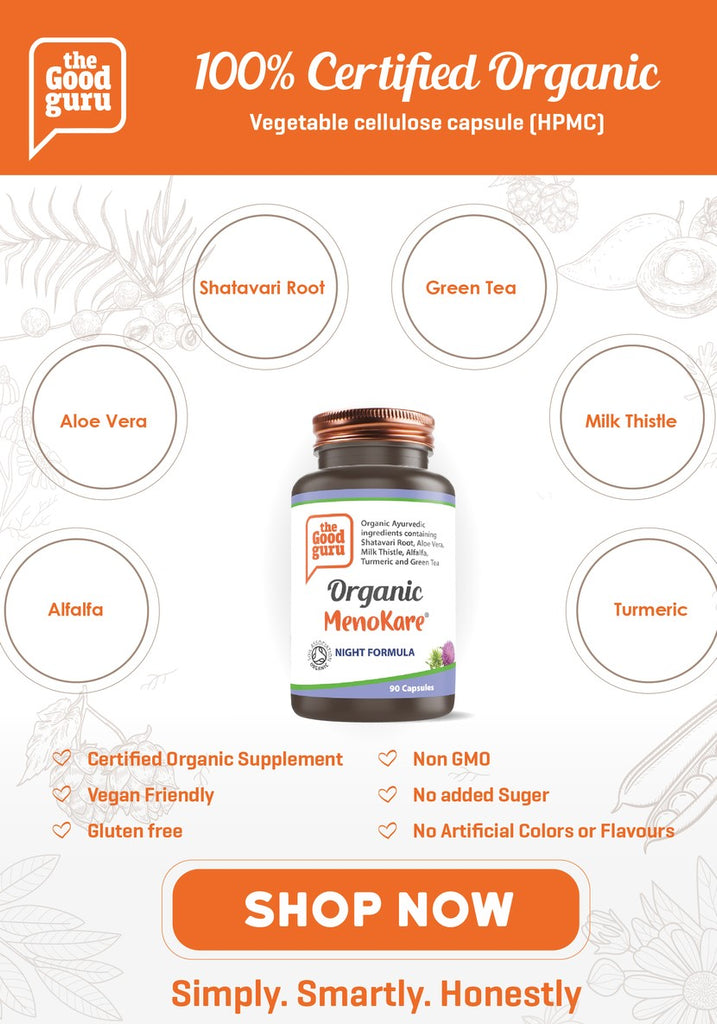 The Good Guru "Organic MenoKare Night Formula" Supplements - Guardian Angel Naturals