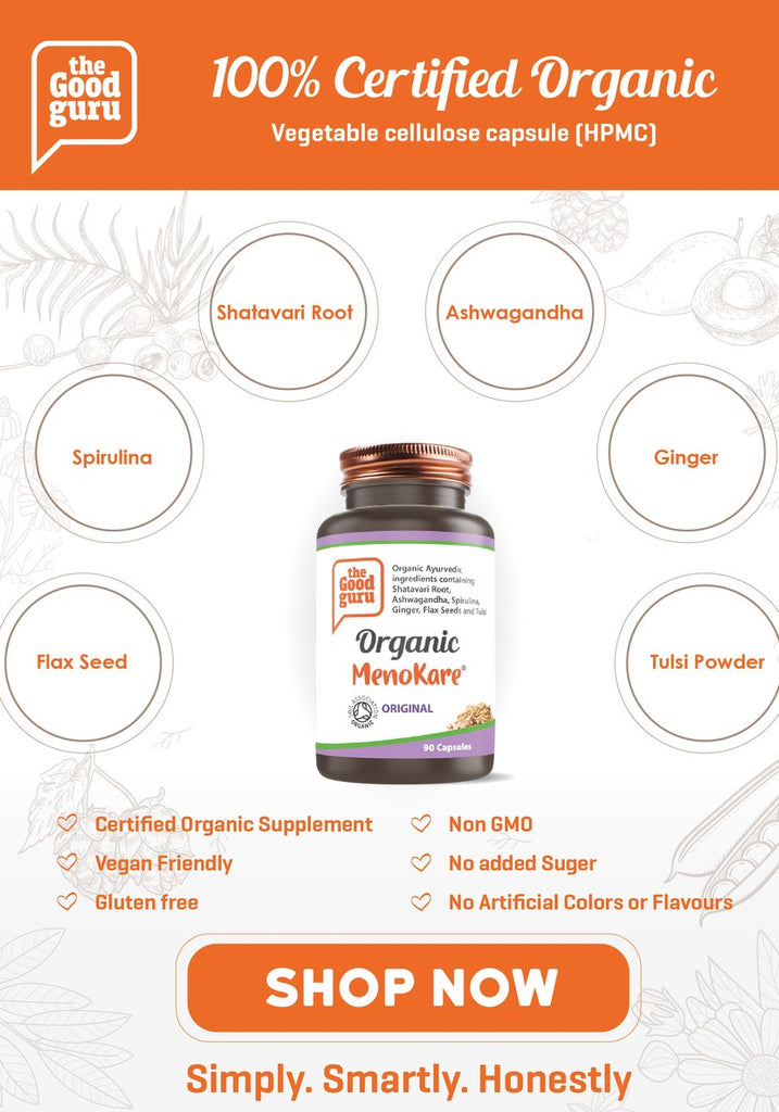 The Good Guru "Organic MenoKare Original Formula" Supplements - Guardian Angel Naturals