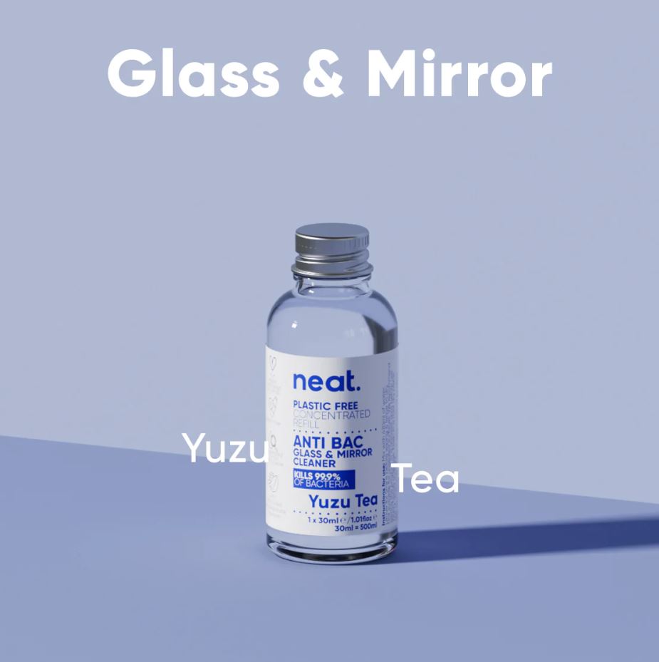 neat Plant Based Anti-Bac Glass & Mirror Refill - Yuzu Tea - Guardian Angel Naturals